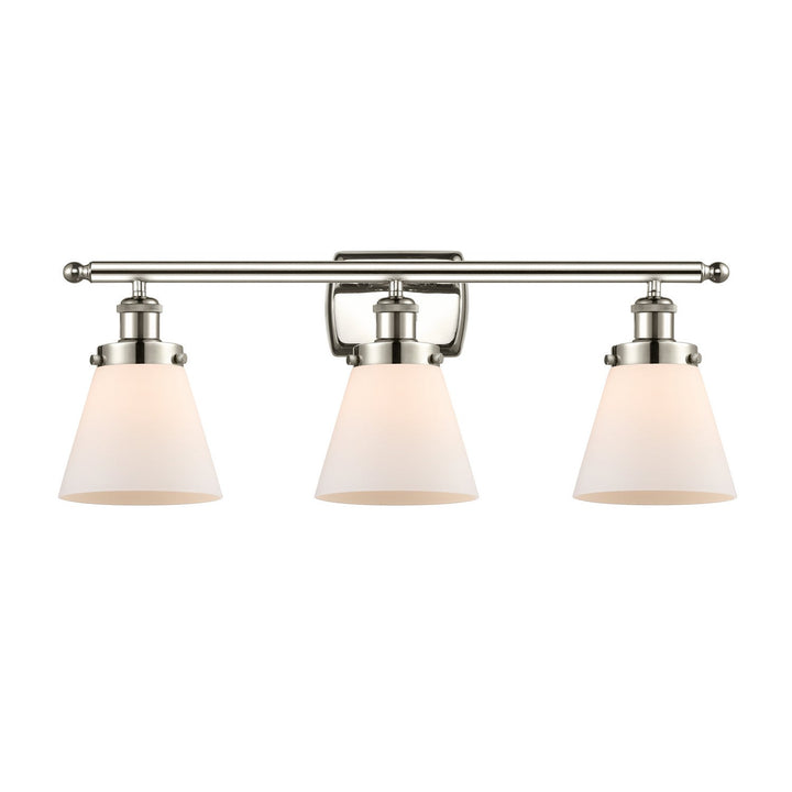 Innovations Ballston Urban 916-3W-PN-G61-LED Bath Vanity Light 26 in. wide - Polished Nickel