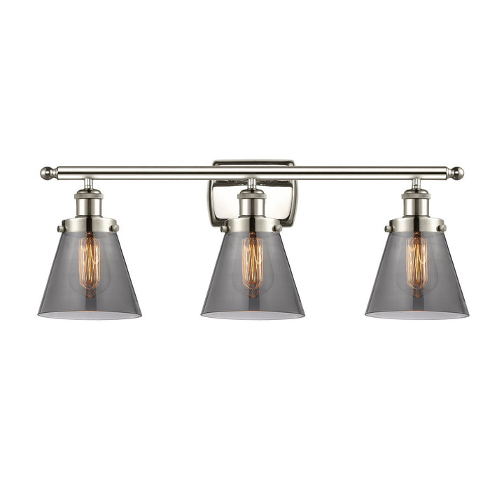 Innovations Ballston Urban 916-3W-PN-G63-LED Bath Vanity Light 26 in. wide - Polished Nickel