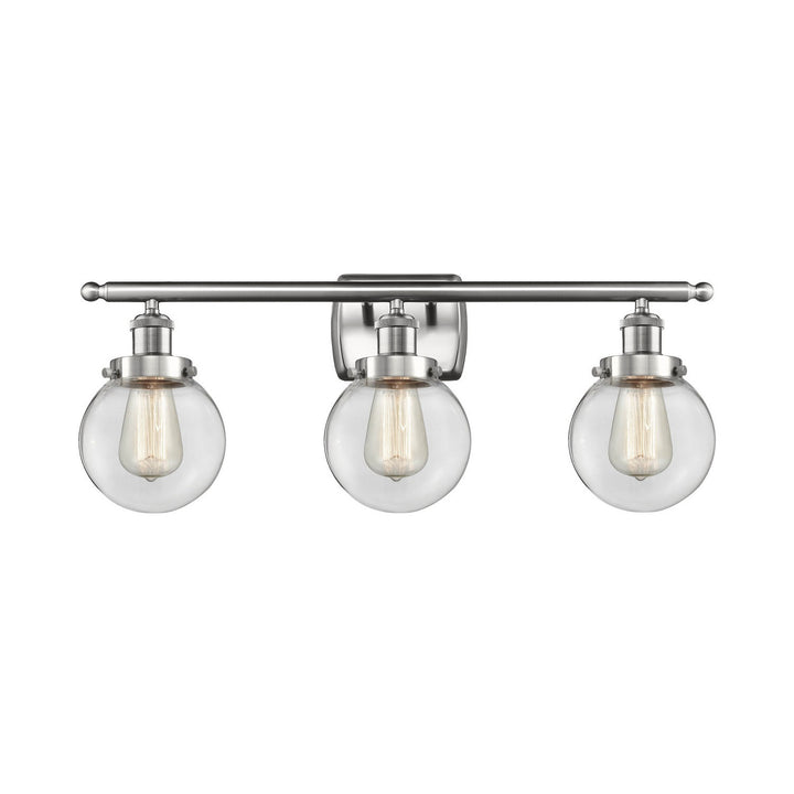 Innovations Ballston Urban 916-3W-SN-G202-6-LED Bath Vanity Light 26 in. wide - Brushed Satin Nickel