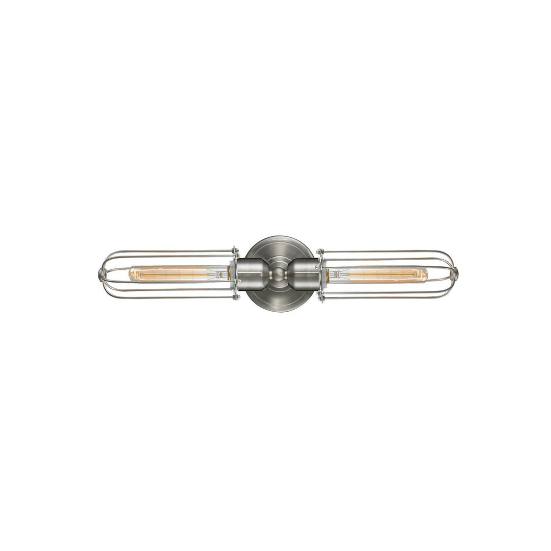 Innovations Austere 900-2W-SN-CE225-SN-LED Bath Vanity Light 22 in. wide - Brushed Satin Nickel