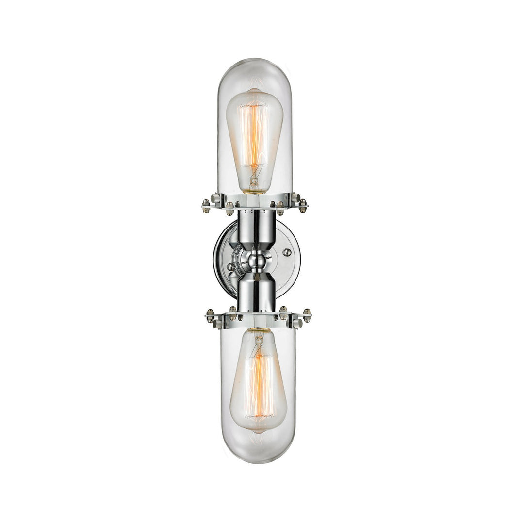 Innovations Austere 900-2W-PC-CE231-PC-CL-LED Bath Vanity Light 22 in. wide - Polished Chrome