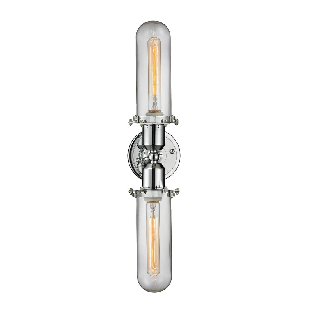 Innovations Austere 900-2W-PC-CE228-PC-CL-LED Bath Vanity Light 22 in. wide - Polished Chrome