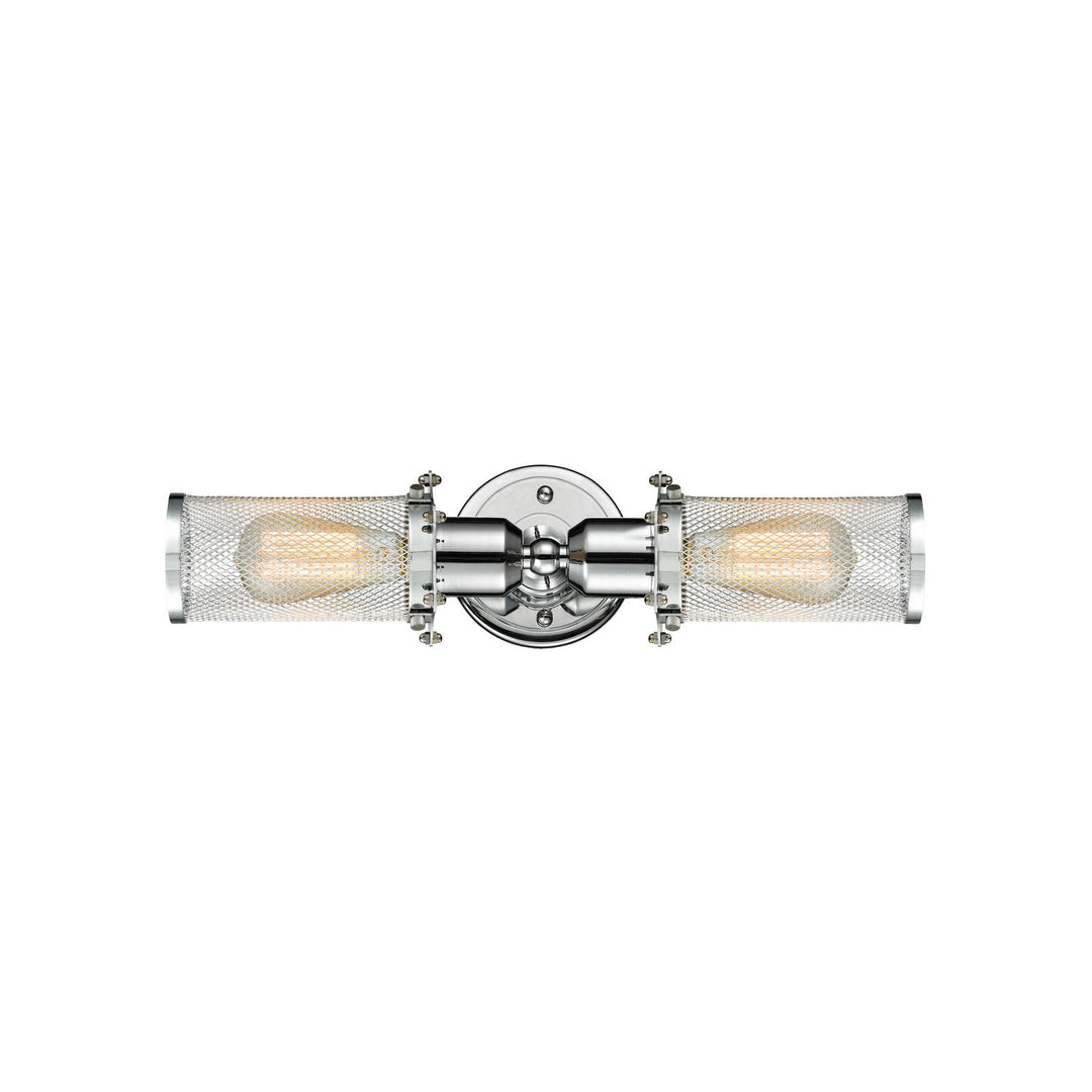 Innovations Austere 900-2W-PC-CE219-PC-LED Bath Vanity Light 19 in. wide - Polished Chrome