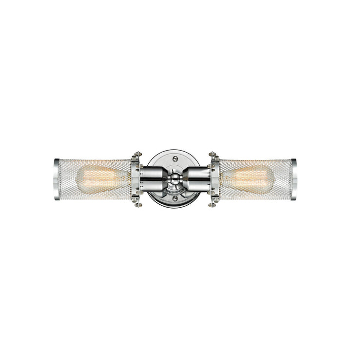 Innovations Austere 900-2W-PC-CE219-PC-LED Bath Vanity Light 19 in. wide - Polished Chrome