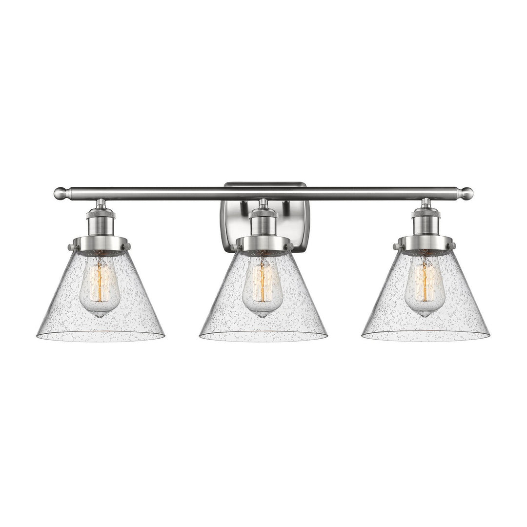 Innovations Ballston Urban 916-3W-SN-G44 Bath Vanity Light 28 in. wide - Brushed Satin Nickel