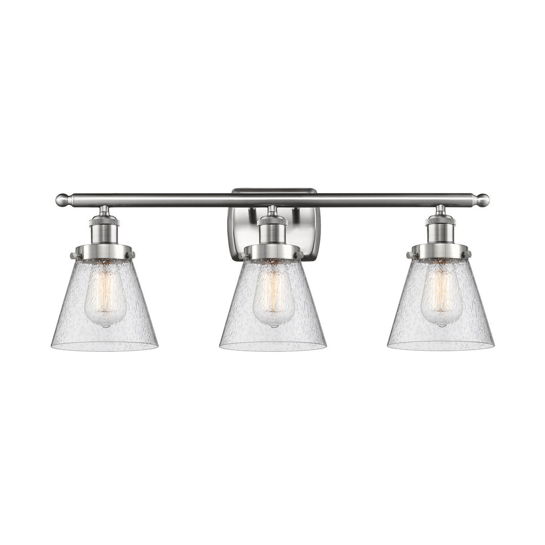 Innovations Ballston Urban 916-3W-SN-G64-LED Bath Vanity Light 26 in. wide - Brushed Satin Nickel