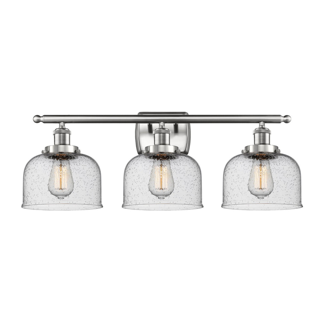 Innovations Ballston Urban 916-3W-SN-G74-LED Bath Vanity Light 28 in. wide - Brushed Satin Nickel