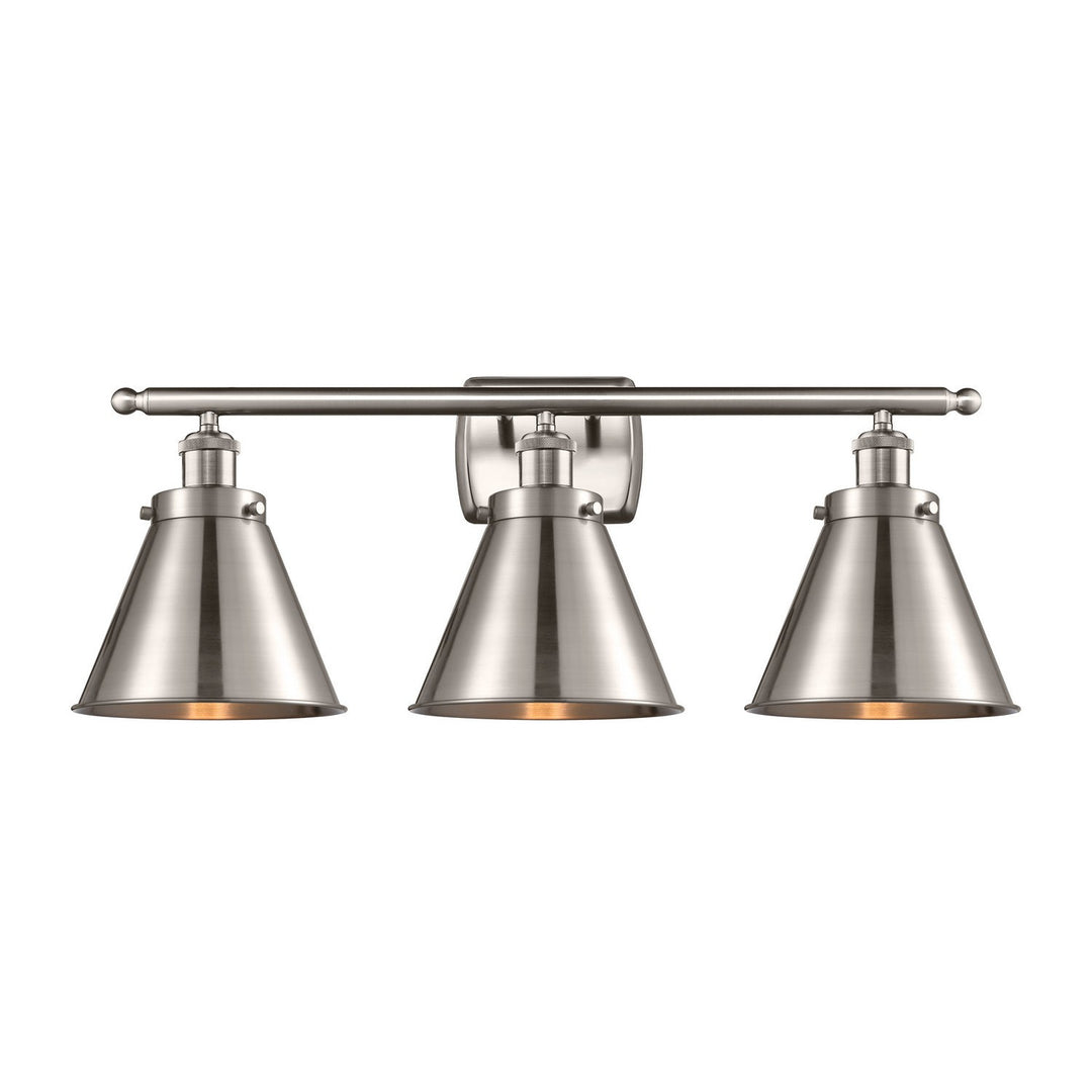 Innovations Ballston Urban 916-3W-SN-M13-SN-LED Bath Vanity Light 26 in. wide - Brushed Satin Nickel