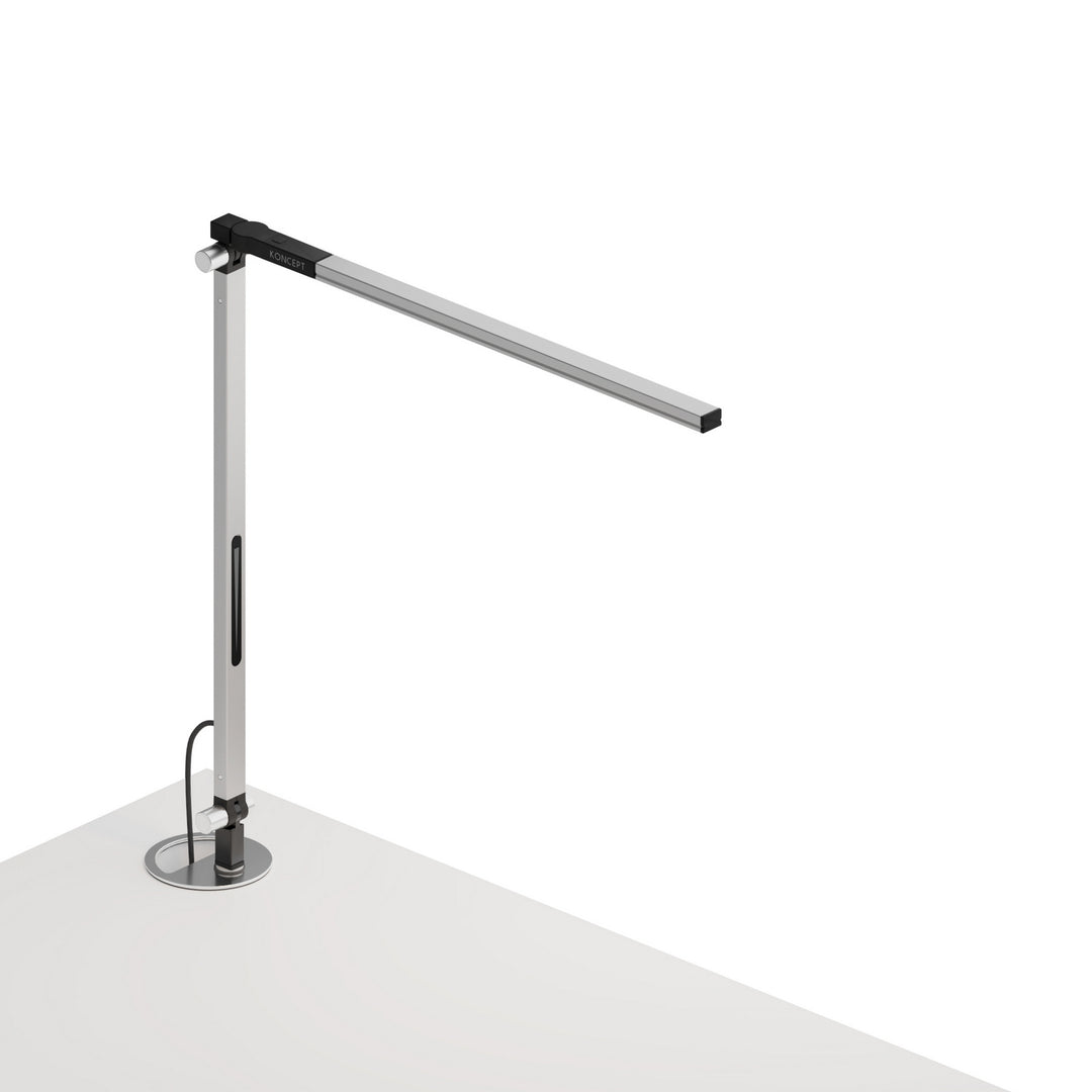 Koncept Lighting AR1100-CD-SIL-GRM Modern Z-Bar Lamp Silver