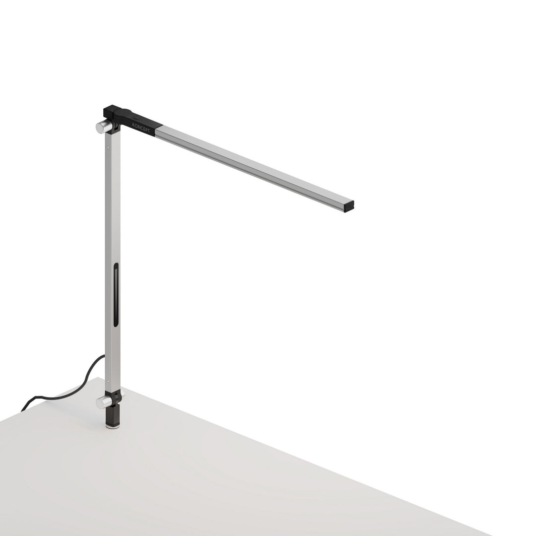 Koncept Lighting AR1100-CD-SIL-THR Modern Z-Bar Lamp Silver