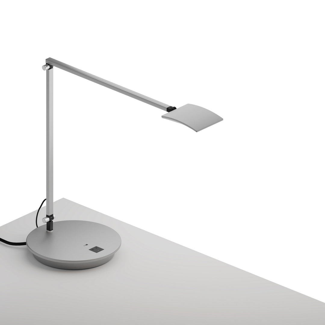 Koncept Lighting AR2001-SIL-PWD Modern Mosso Lamp Silver