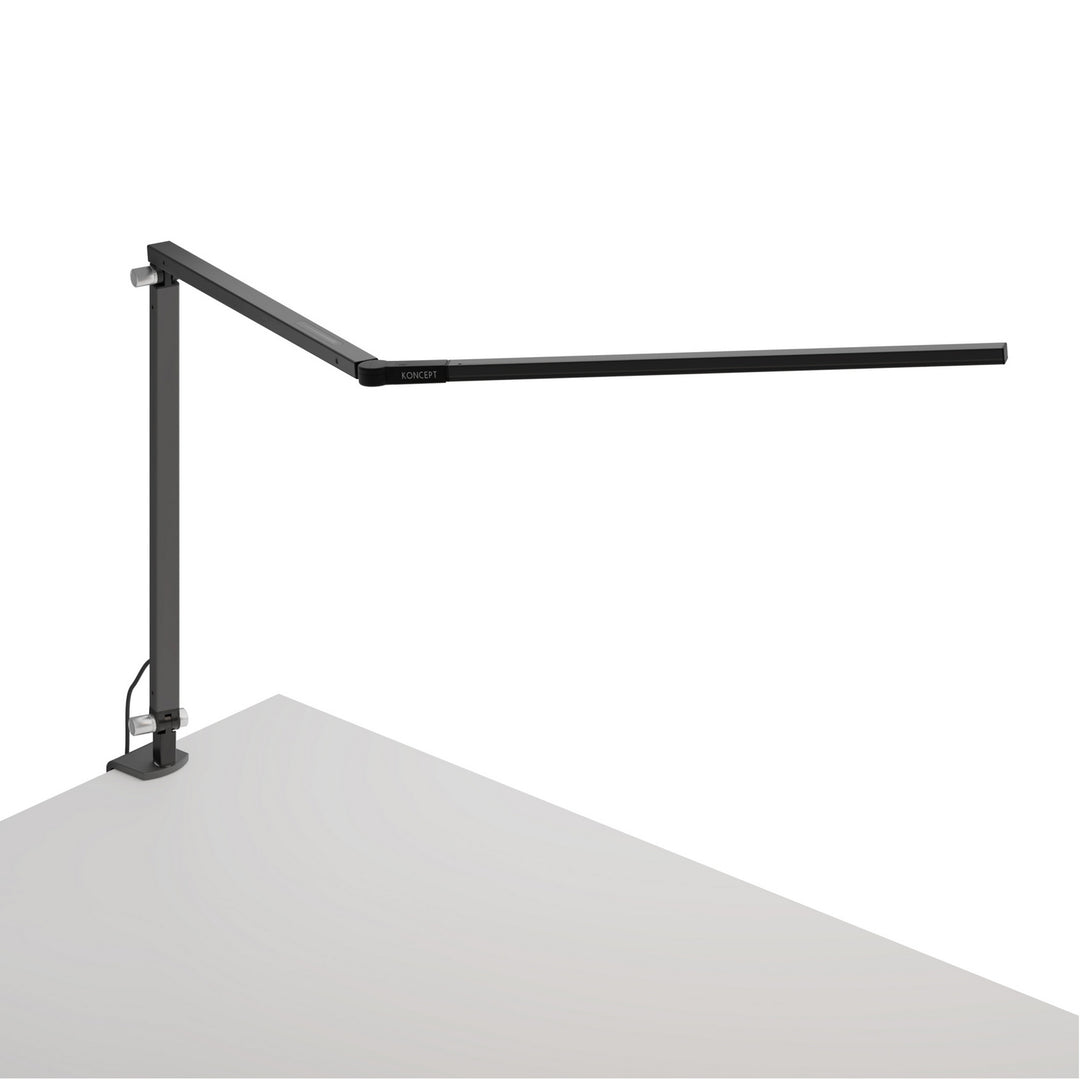 Koncept Lighting AR3000-CD-MBK-CLP Modern Z-Bar Lamp Metallic Black