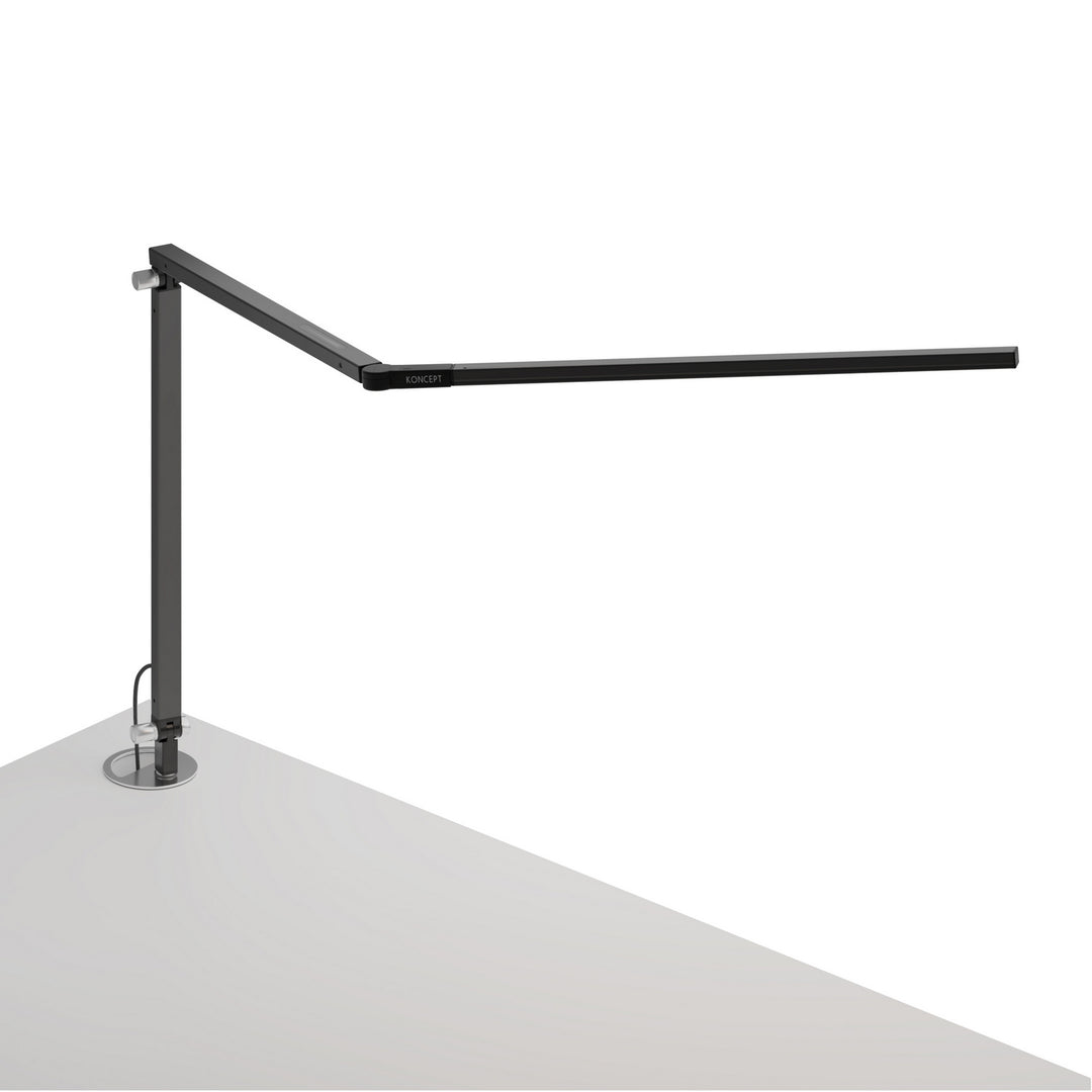 Koncept Lighting AR3000-CD-MBK-GRM Modern Z-Bar Lamp Metallic Black