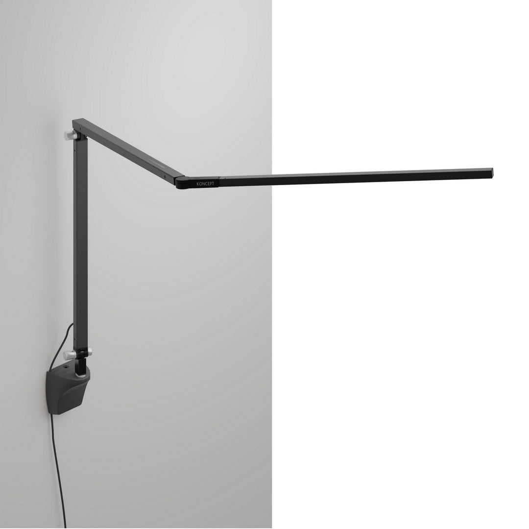 Koncept Lighting AR3000-CD-MBK-WAL Modern Z-Bar Lamp Metallic Black