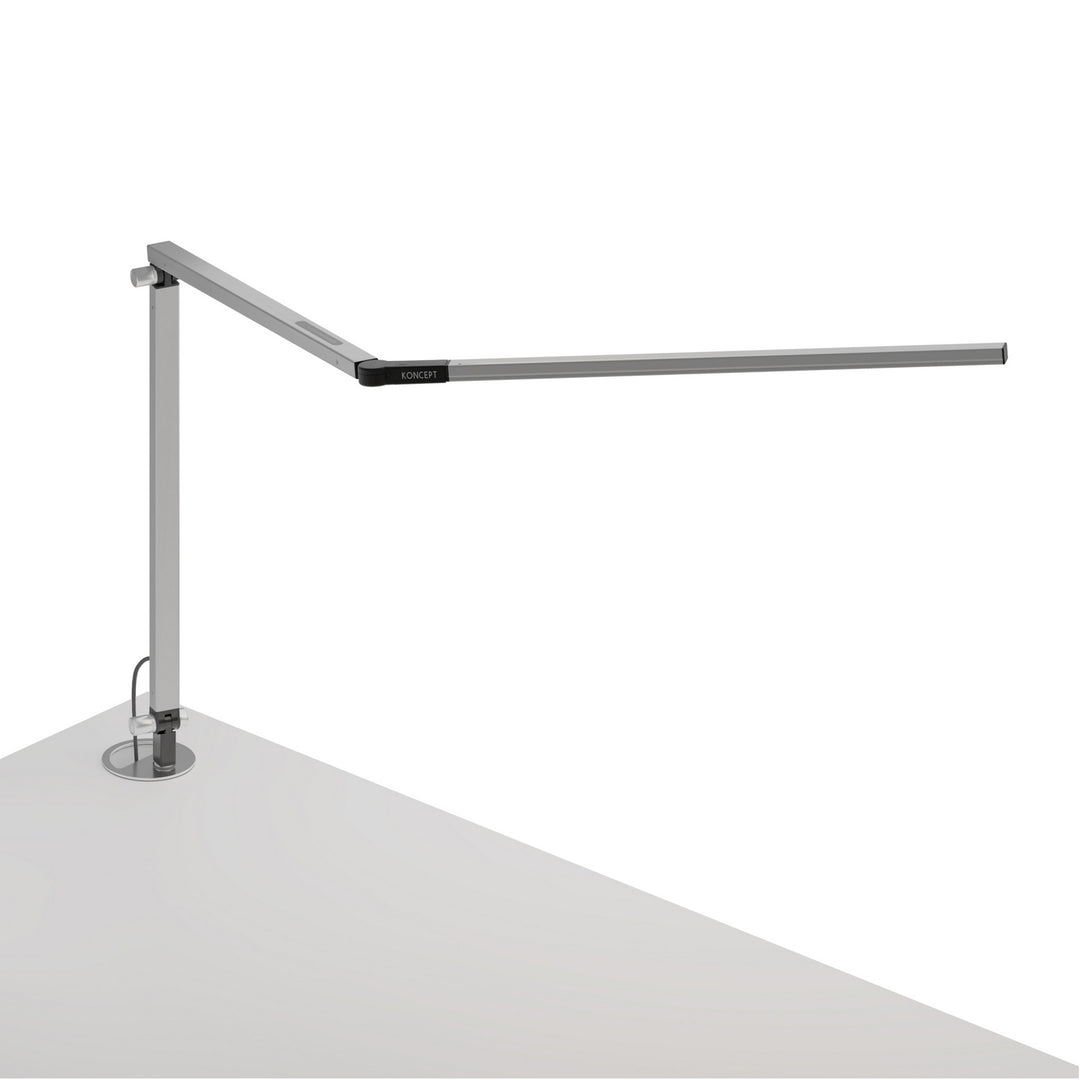 Koncept Lighting AR3000-CD-SIL-GRM Modern Z-Bar Lamp Silver