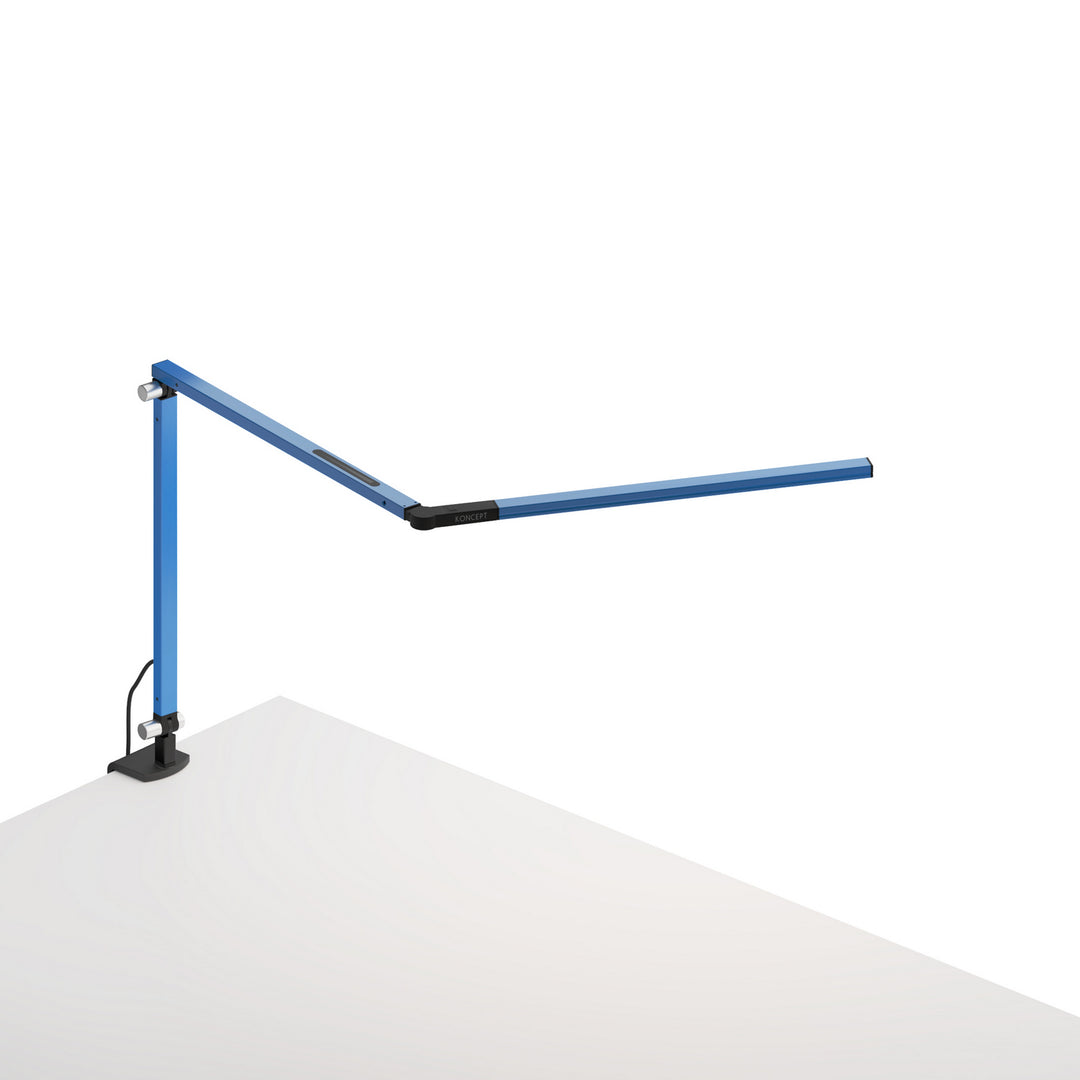 Koncept Lighting AR3100-WD-BLU-CLP Modern Z-Bar Lamp Blue