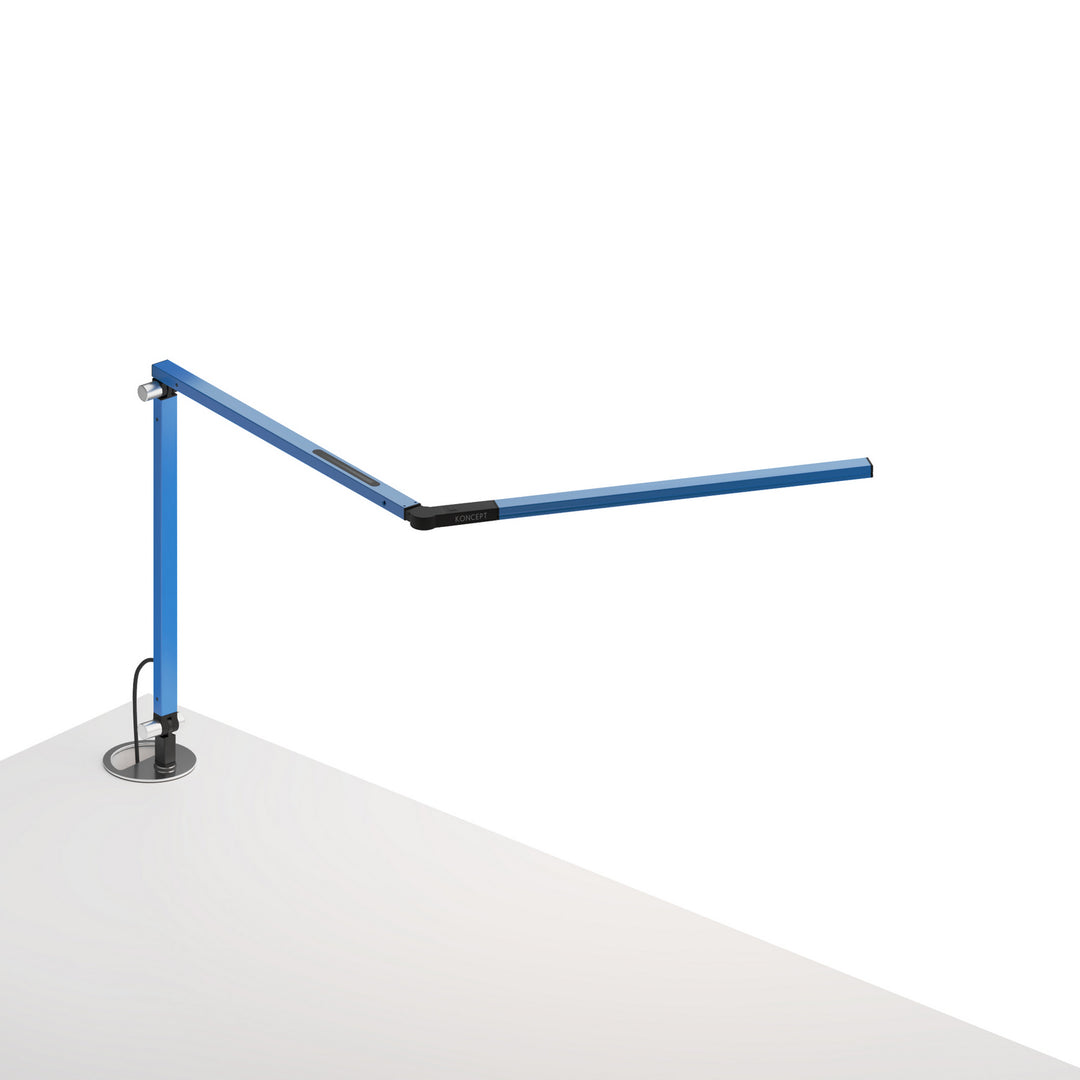 Koncept Lighting AR3100-WD-BLU-GRM Modern Z-Bar Lamp Blue