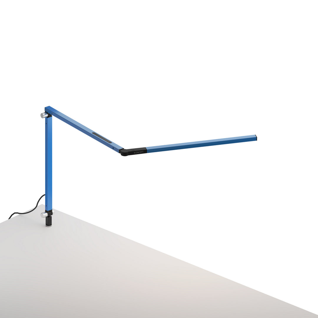 Koncept Lighting AR3100-WD-BLU-THR Modern Z-Bar Lamp Blue