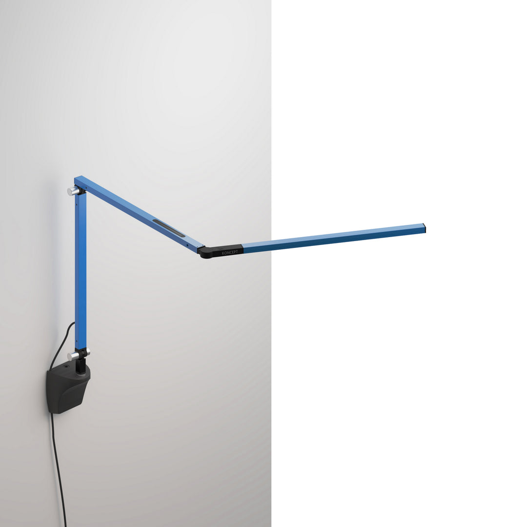 Koncept Lighting AR3100-WD-BLU-WAL Modern Z-Bar Lamp Blue