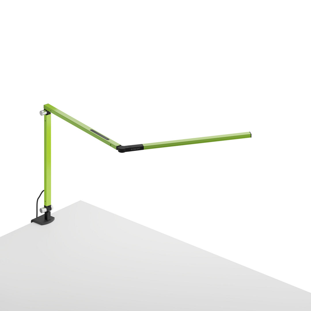 Koncept Lighting AR3100-WD-GRN-CLP Modern Z-Bar Lamp Green