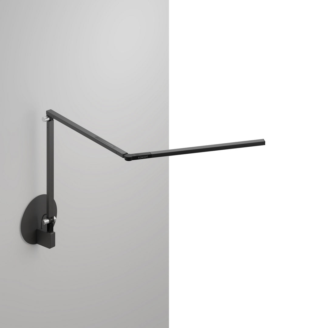 Koncept Lighting AR3100-WD-MBK-HWS Modern Z-Bar Lamp Metallic Black