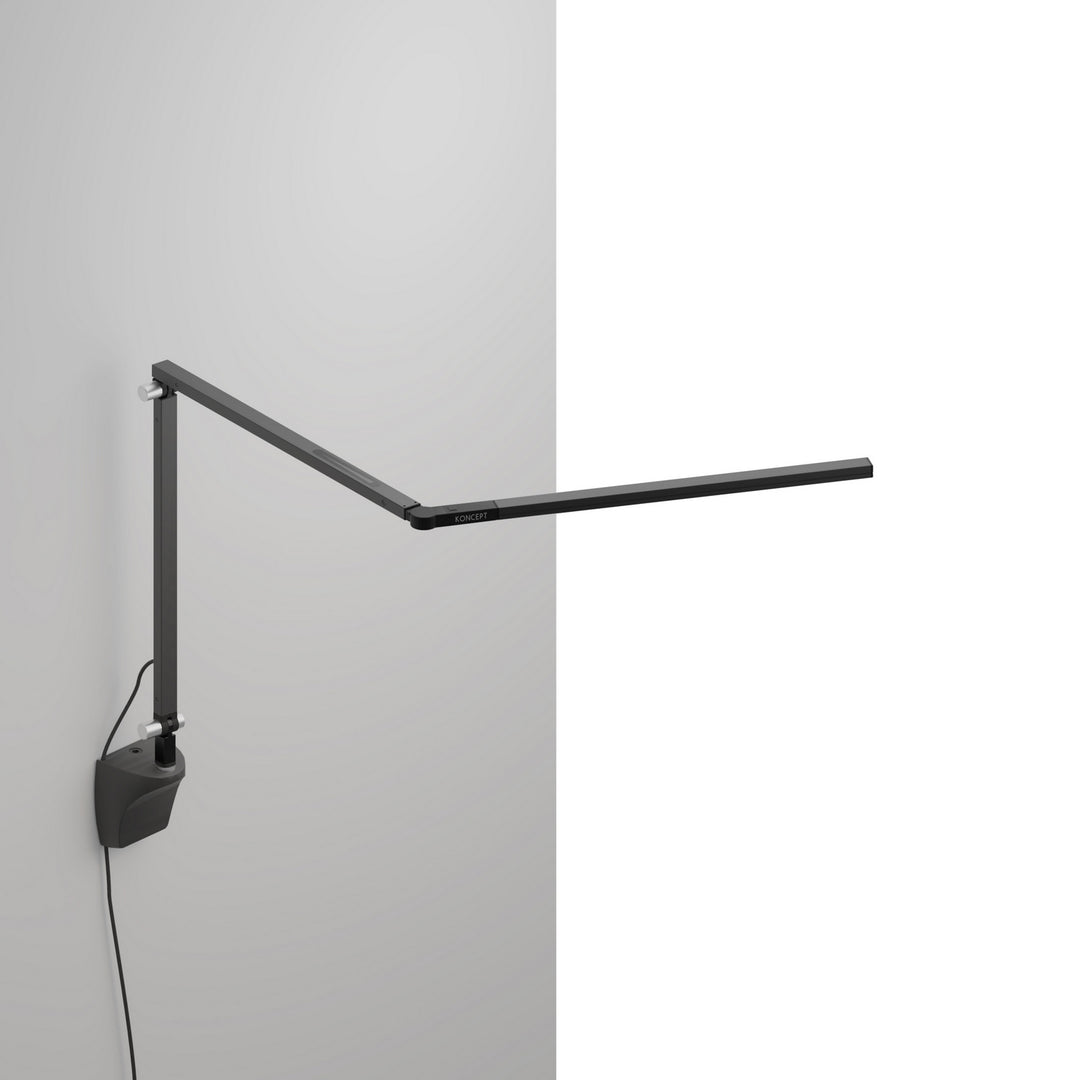 Koncept Lighting AR3100-WD-MBK-WAL Modern Z-Bar Lamp Metallic Black