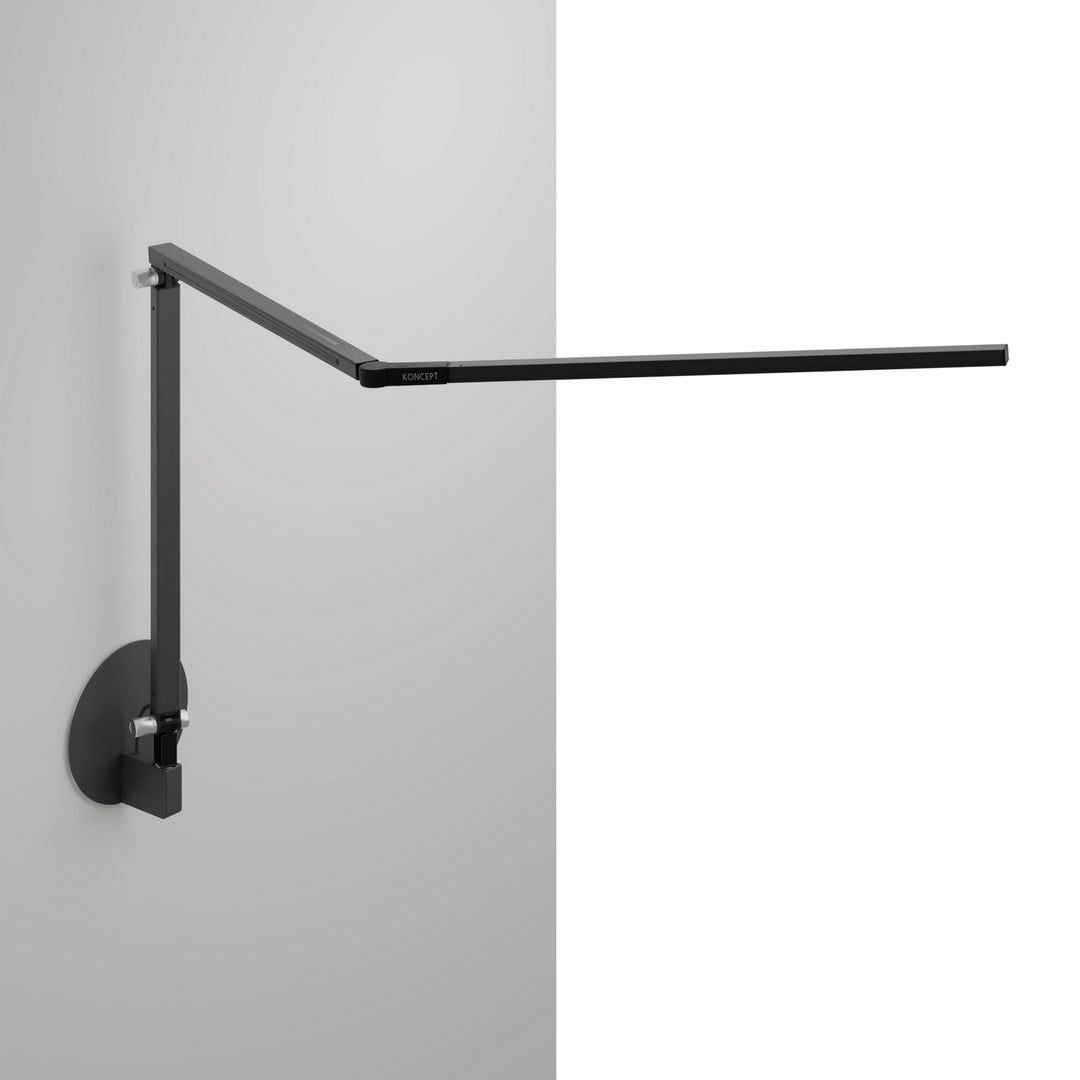 Koncept Lighting AR3000-CD-MBK-HWS Modern Z-Bar Lamp Metallic Black