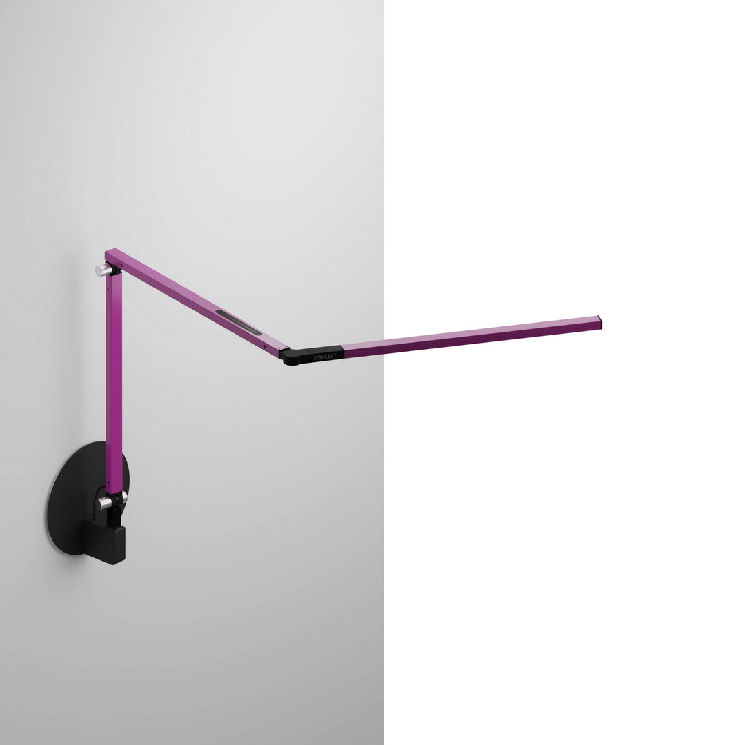 Koncept Lighting AR3100-WD-PUR-HWS Modern Z-Bar Lamp Purple