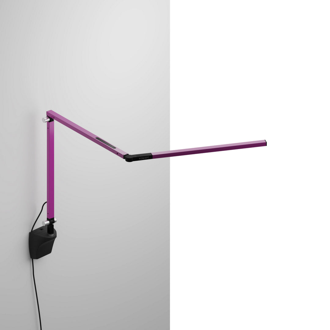 Koncept Lighting AR3100-WD-PUR-WAL Modern Z-Bar Lamp Purple