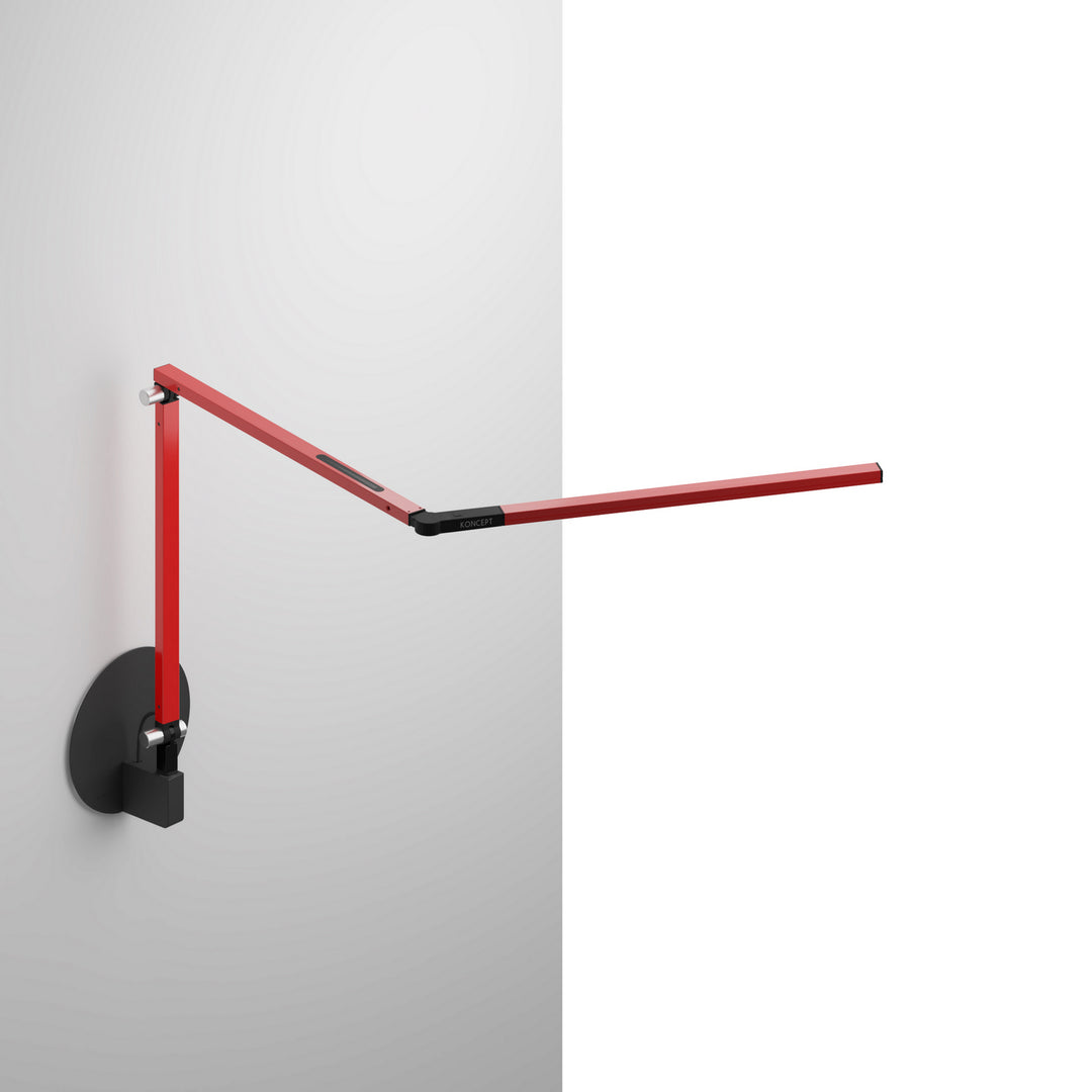 Koncept Lighting AR3100-WD-RED-HWS Modern Z-Bar Lamp Red