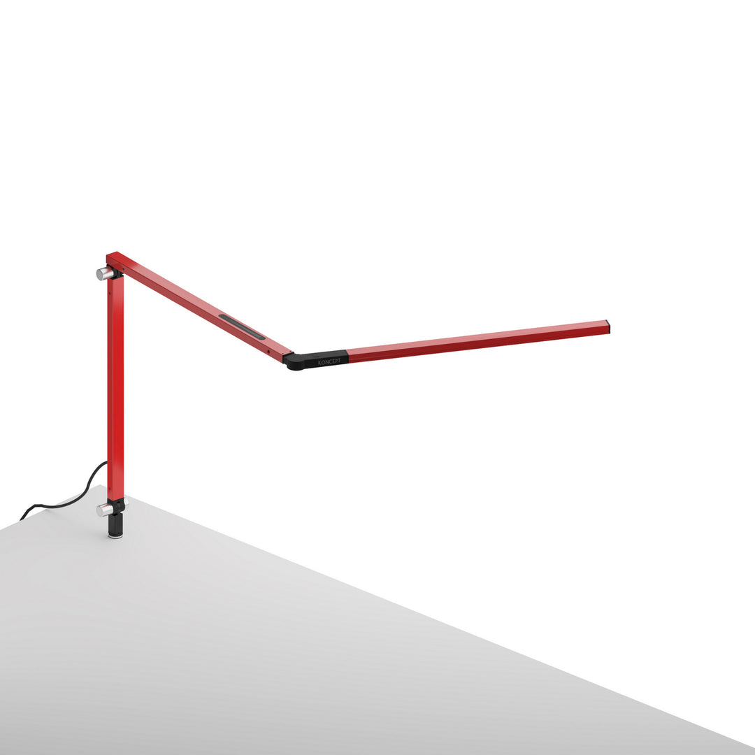 Koncept Lighting AR3100-WD-RED-THR Modern Z-Bar Lamp Red