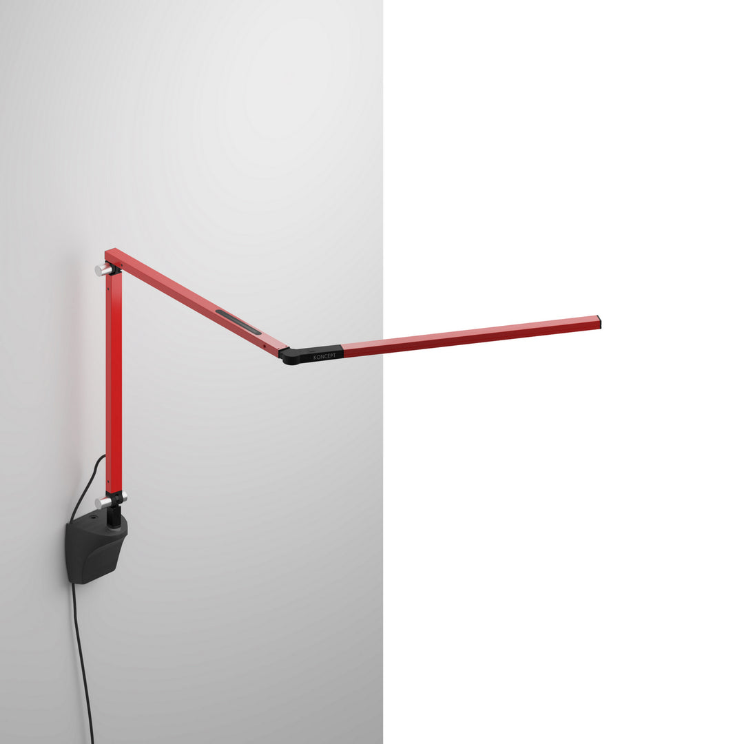 Koncept Lighting AR3100-WD-RED-WAL Modern Z-Bar Lamp Red