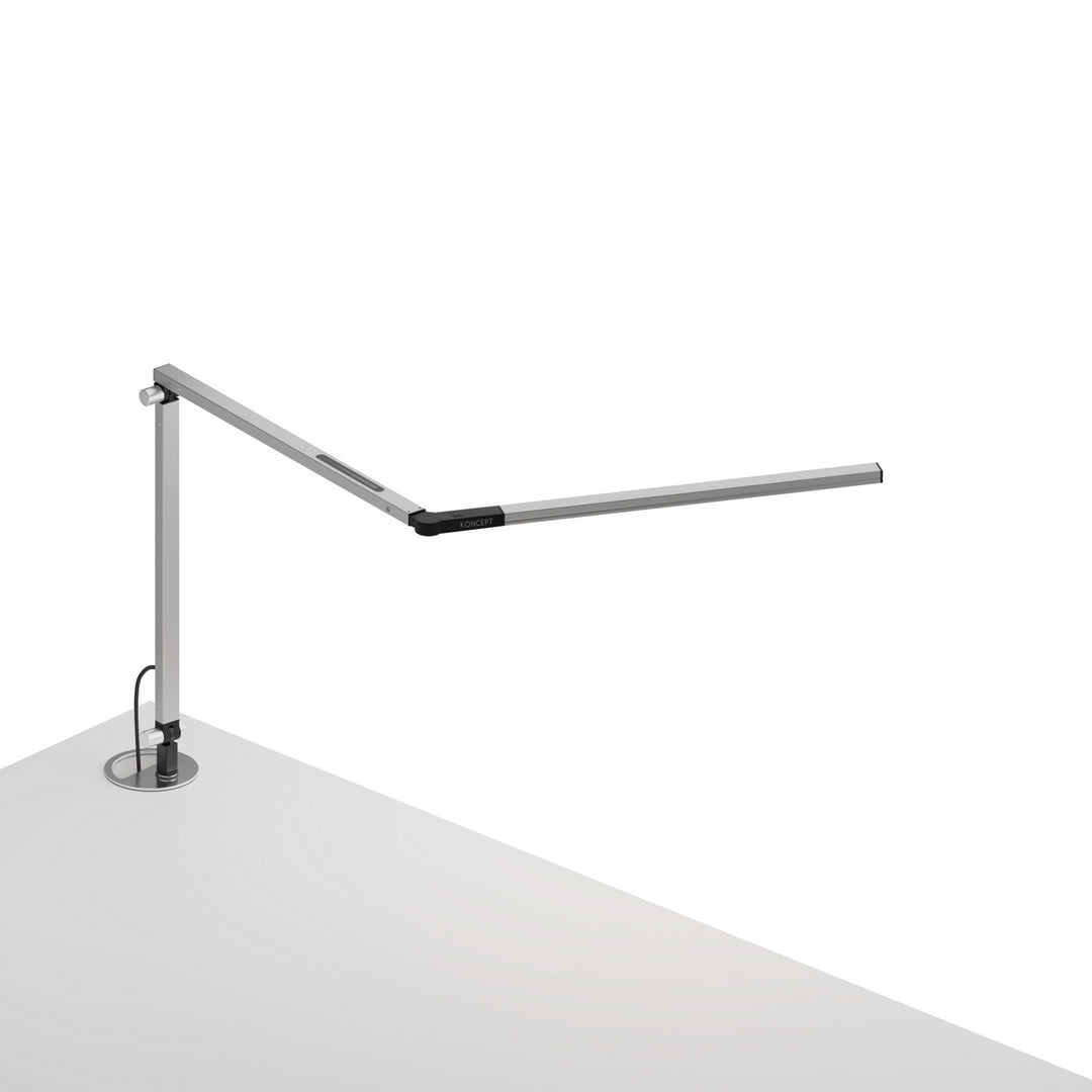 Koncept Lighting AR3100-WD-SIL-GRM Modern Z-Bar Lamp Silver