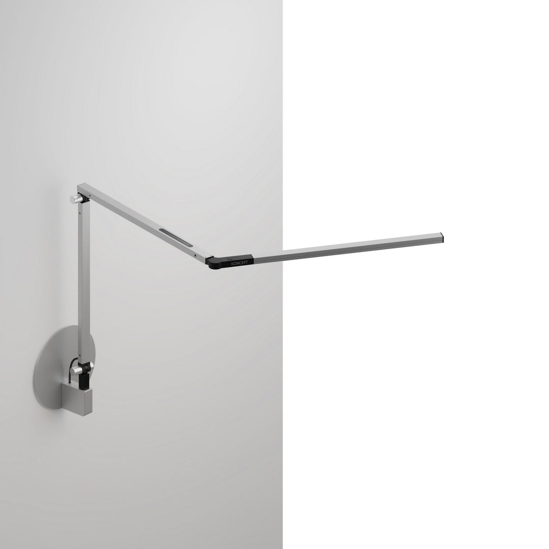 Koncept Lighting AR3100-WD-SIL-HWS Modern Z-Bar Lamp Silver