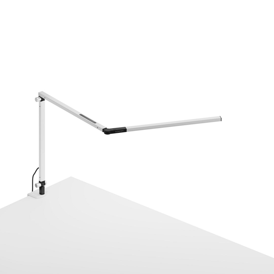 Koncept Lighting AR3100-WD-WHT-CLP Modern Z-Bar Lamp White