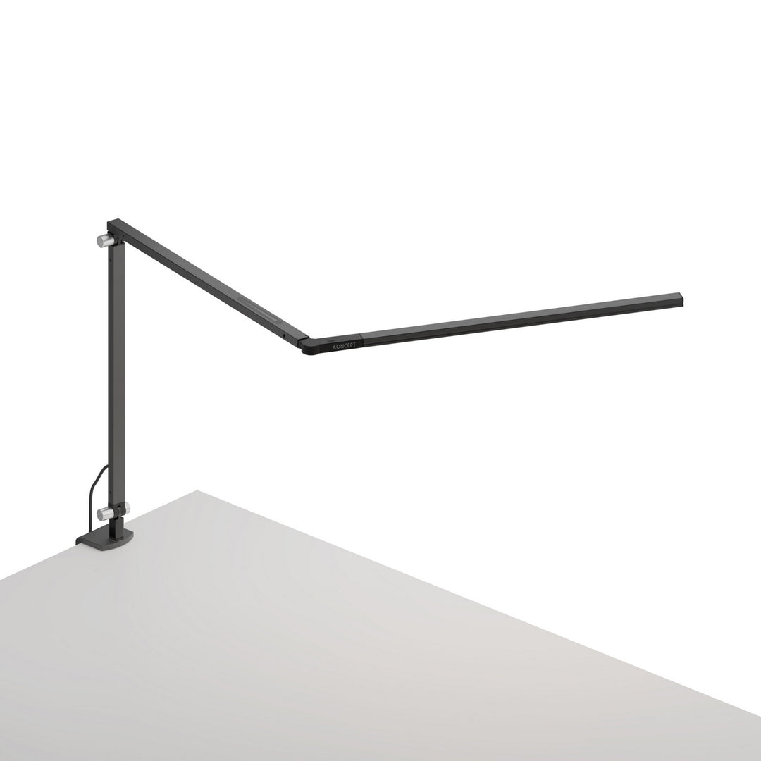 Koncept Lighting AR3200-CD-MBK-CLP Modern Z-Bar Lamp Metallic Black