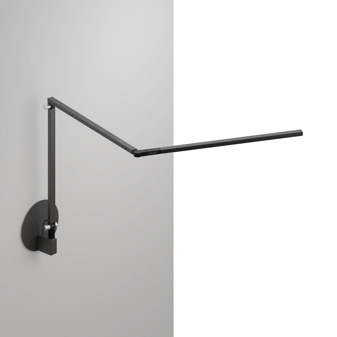 Koncept Lighting AR3200-CD-MBK-HWS Modern Z-Bar Lamp Metallic Black