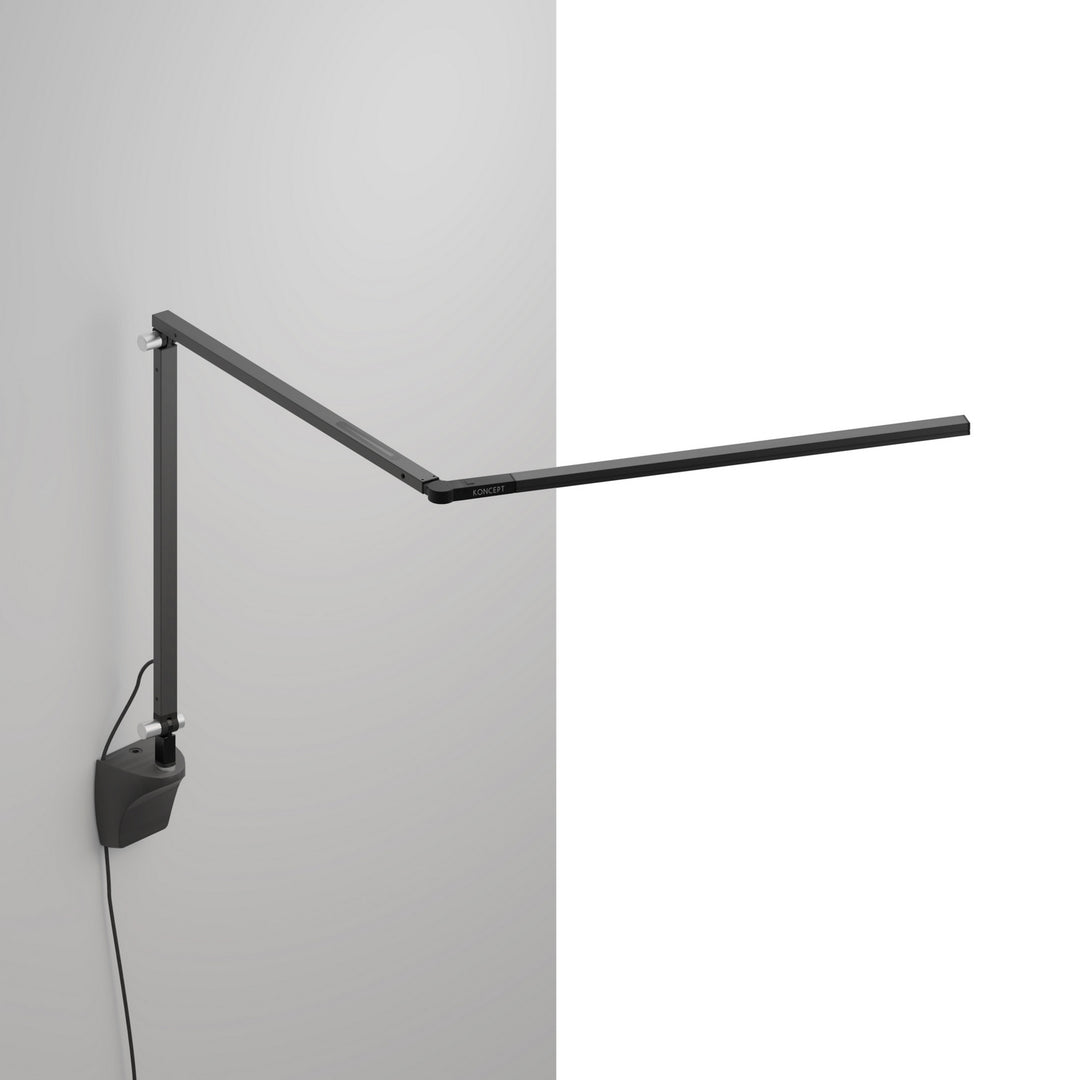 Koncept Lighting AR3200-CD-MBK-WAL Modern Z-Bar Lamp Metallic Black