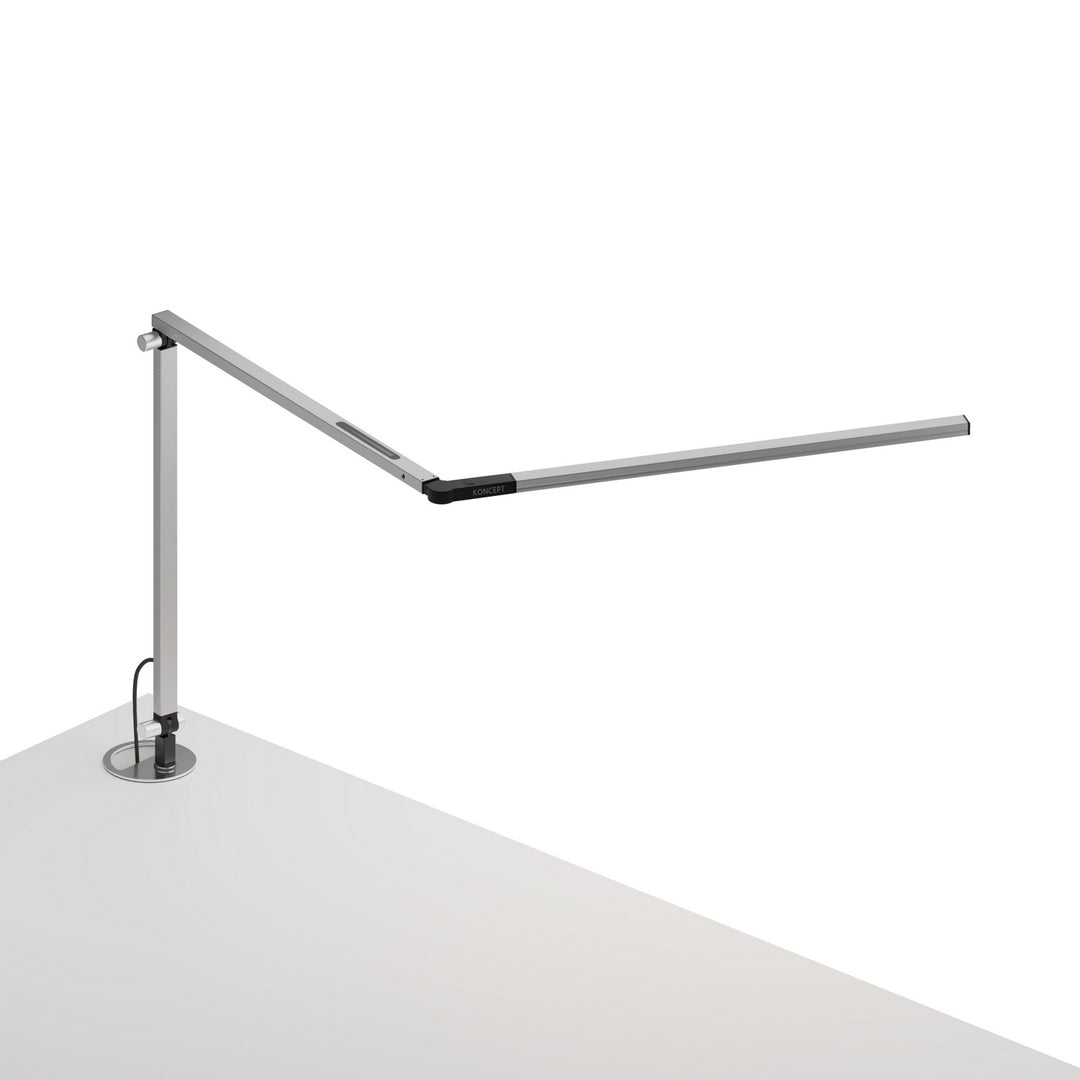 Koncept Lighting AR3200-CD-SIL-GRM Modern Z-Bar Lamp Silver