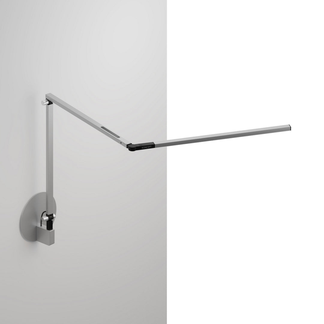 Koncept Lighting AR3200-CD-SIL-HWS Modern Z-Bar Lamp Silver