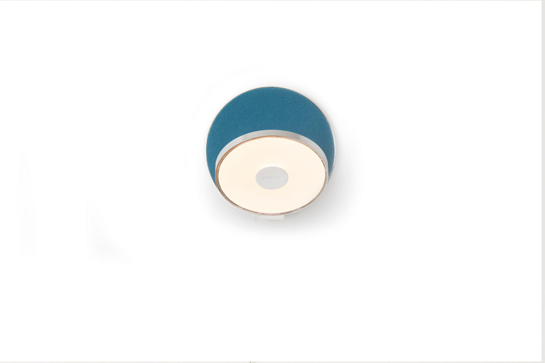 Koncept Gravy GRW-S-CRM-AZF-PI Wall Sconce Light - Metallic Black Body, Metallic Black