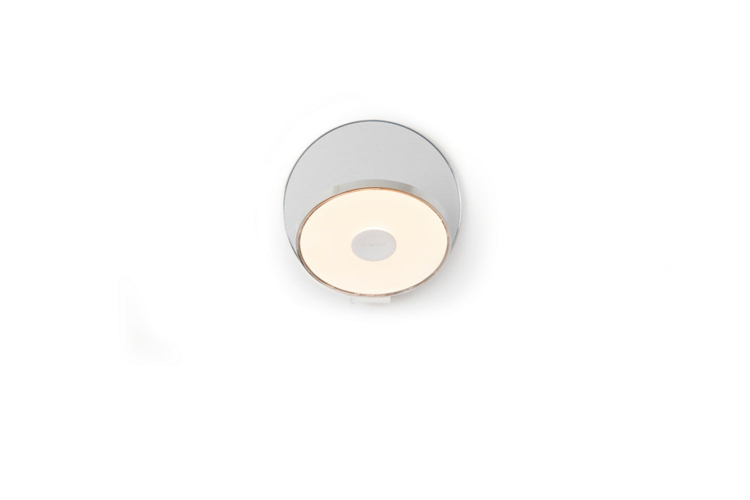 Koncept Gravy GRW-S-CRM-SIL-PI Wall Sconce Light - Chrome Body, Silver