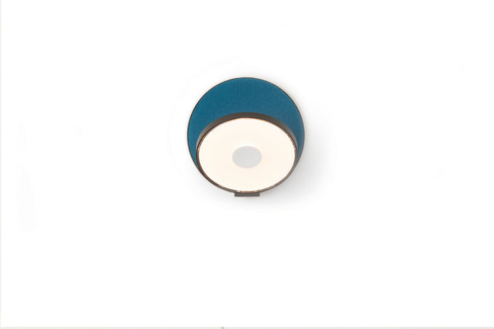 Koncept Gravy GRW-S-MBK-AZF-HW Wall Sconce Light - Metallic Black Body, Metallic Black