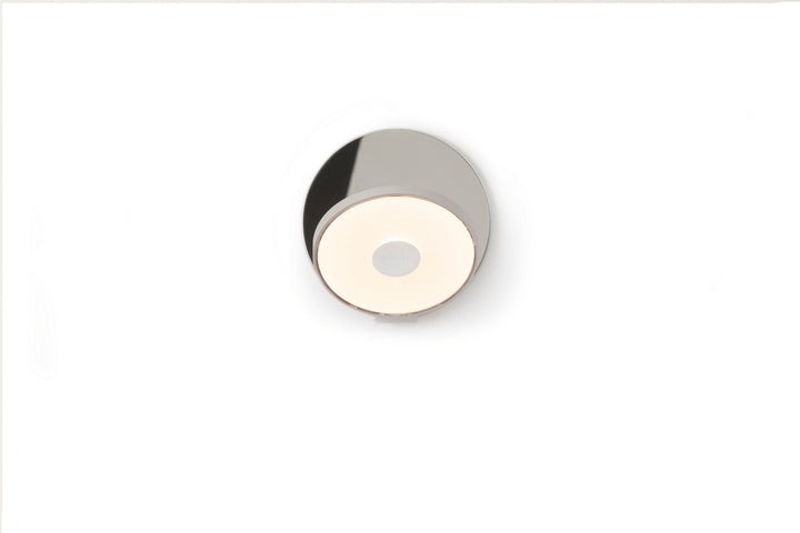 Koncept Gravy GRW-S-SIL-CRM-PI Wall Sconce Light - Silver Body, Chrome