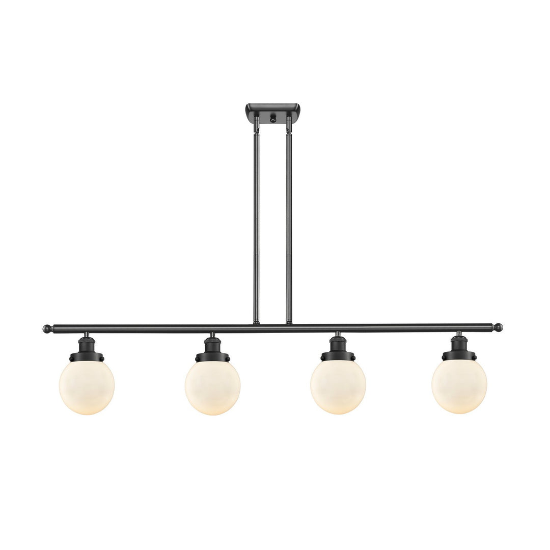 Innovations Ballston Urban 916-4I-BK-G201-6-LED Pendant Light - Matte Black