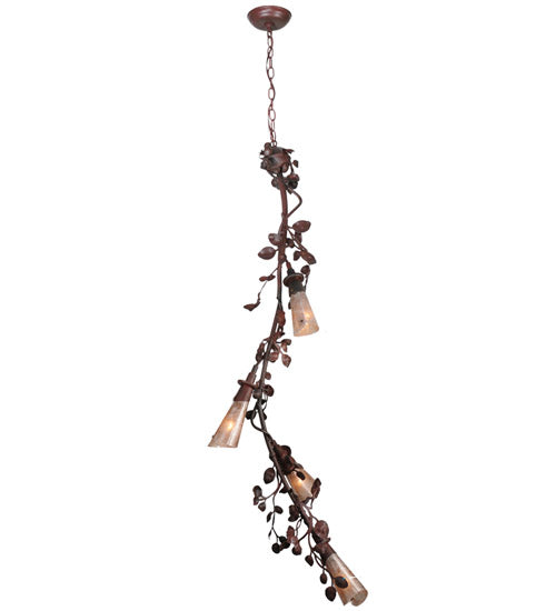 Meyda Tiffany Vinca Vine 114383 Chandelier Light - Rust