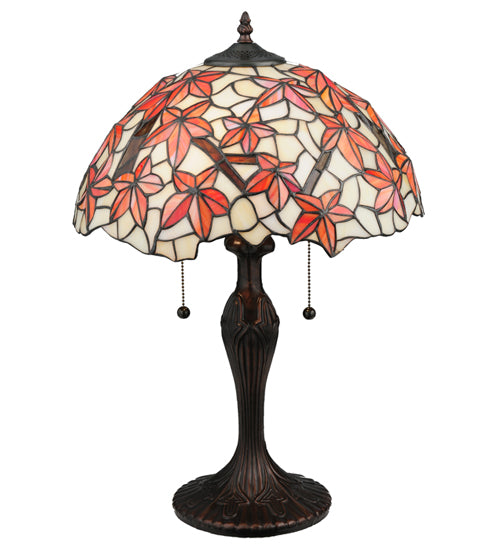 Meyda Tiffany Lighting 114388 Starfish Two Light Table Lamp Lamp Bronze / Dark