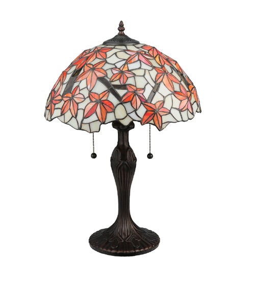 Meyda Tiffany Lighting 114388 Starfish Two Light Table Lamp Lamp Bronze / Dark