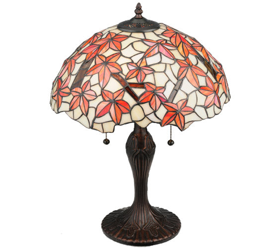 Meyda Tiffany Lighting 114388 Starfish Two Light Table Lamp Lamp Bronze / Dark
