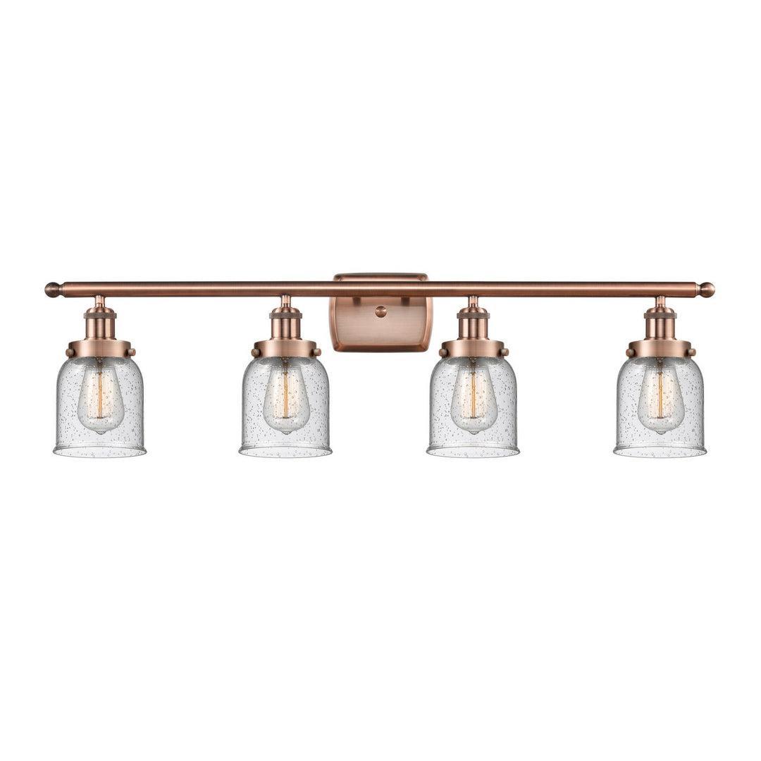 Innovations Ballston Urban 916-4W-AC-G54-LED Bath Vanity Light 36 in. wide - Antique Copper